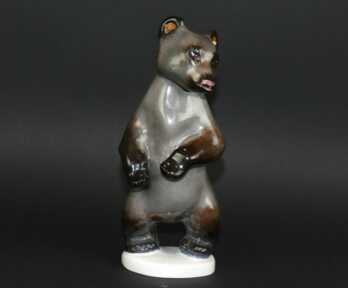 Figurine "Bear", Porcelain, LFZ - Lomonosov porcelain factory, the 30ties of 20th cent., USSR